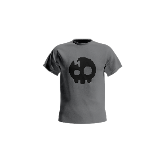 The Living Tombstone - Gray Skull Logo Shirt