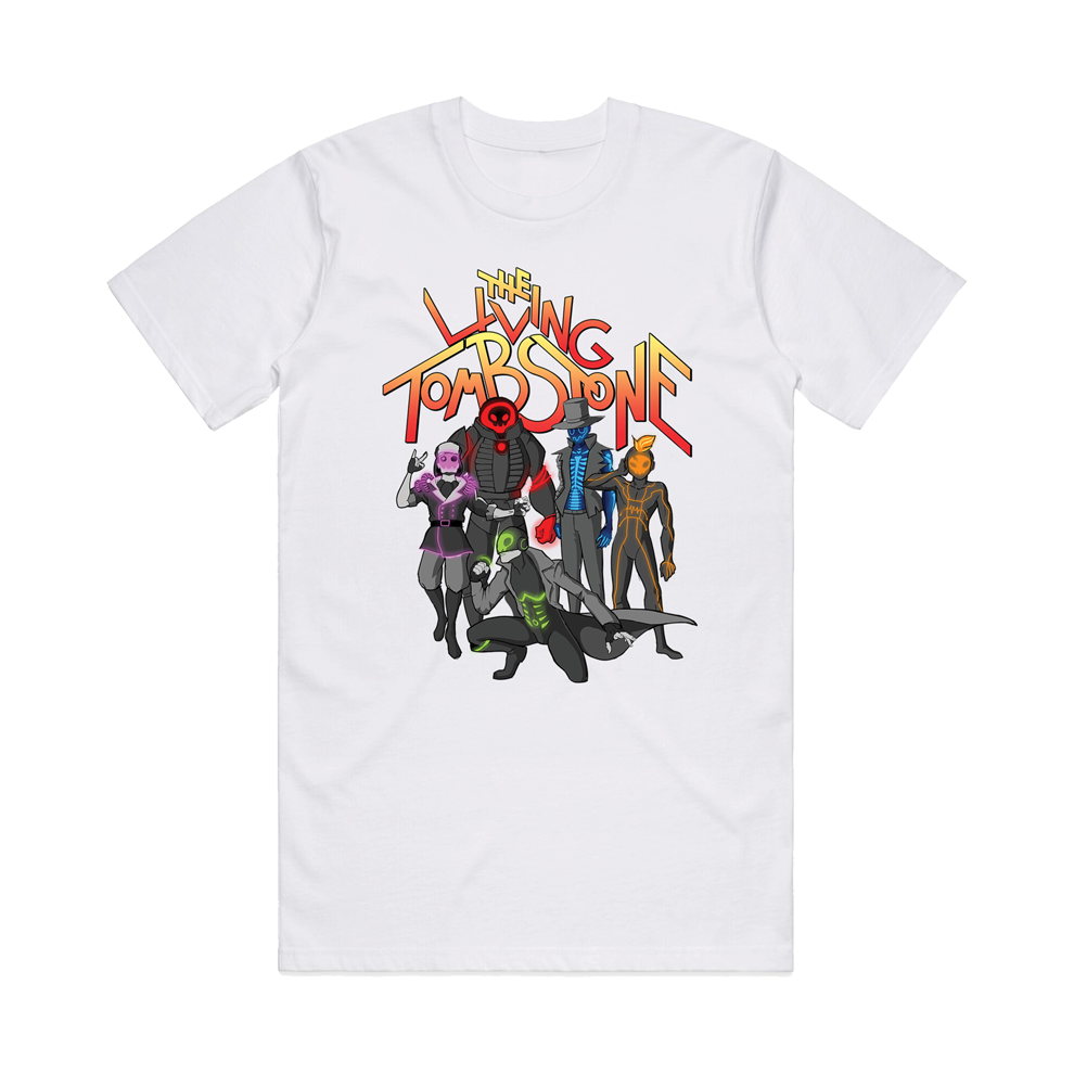 The Living Tombstone - Illustration White Tee