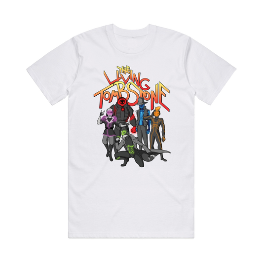 The Living Tombstone - Illustration White Tee